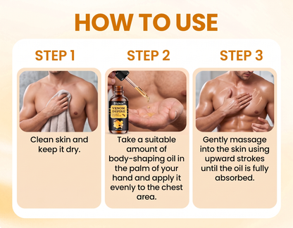 🔥 MEN’S CHEST-CONTOUR UPGRADE💪 Blizkox® VenomDefine Pro Chest Sculpting Oil 🐝 Daily Bee Poison Support for a Firmer-Looking, More Defined Chest