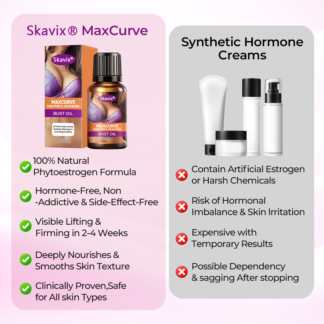 ⏰Last 4 hours Sale: Save 50%-Skavix® MaxCurve Sculpting & Volumizing Bust Oil