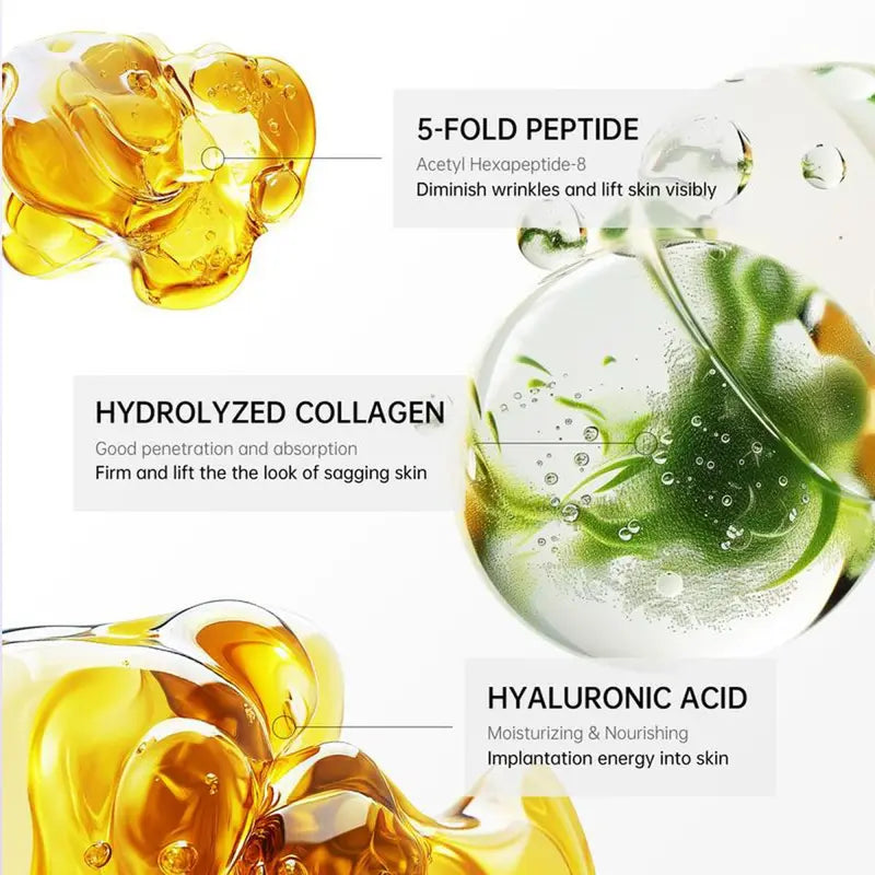 🔥Limited-time 50% sale🔥Sculpting Collagen Neck Cream with 5 Massage Rollers