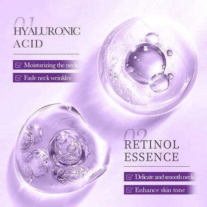 🔥Limited-time 50% sale🔥Sculpting Collagen Neck Cream with 5 Massage Rollers