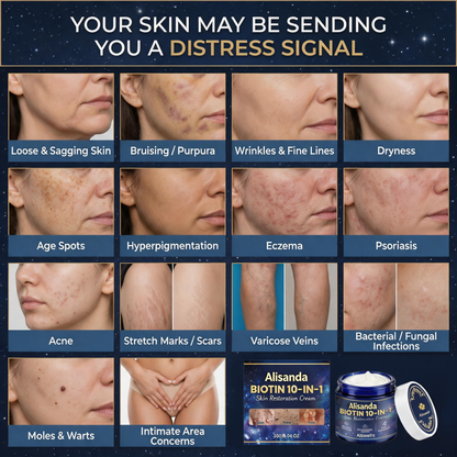 🔥New Arrivals for May|Made and Shipped from USA ✨Alisanda® Biotin 10-in-1 Skin Restoration Cream 🍀
