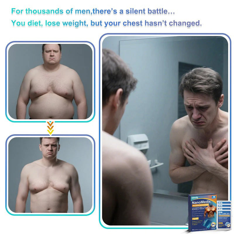 🔥Limited-time 50% sale🔥⚕️💙Slimoly®️ Gynecomastia Chest Fatburn & Firm Patch