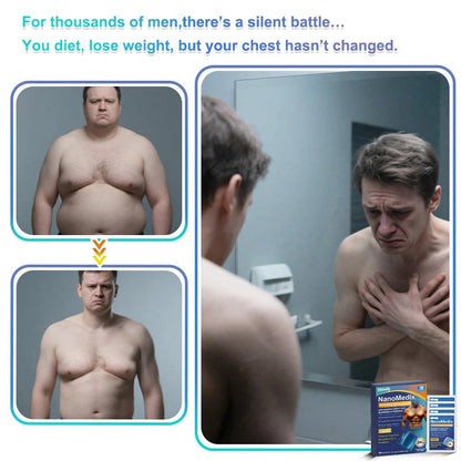 🔥Limited-time 50% sale🔥⚕️💙Slimoly®️ Gynecomastia Chest Fatburn & Firm Patch